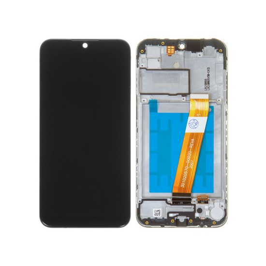 Touch+Display with Frame and Big Connector Samsung Galaxy A01 2020/A015 5.7" Service Pack (GH81-18209A) Non EU Black